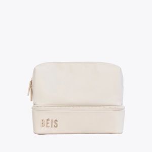 BEIS : The Cosmetic Organizer in Beige NWT